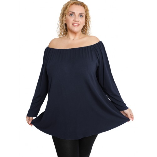 B19-245 Alpha blouse - Navy Blue