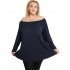 B19-245 Alpha blouse - Navy Blue