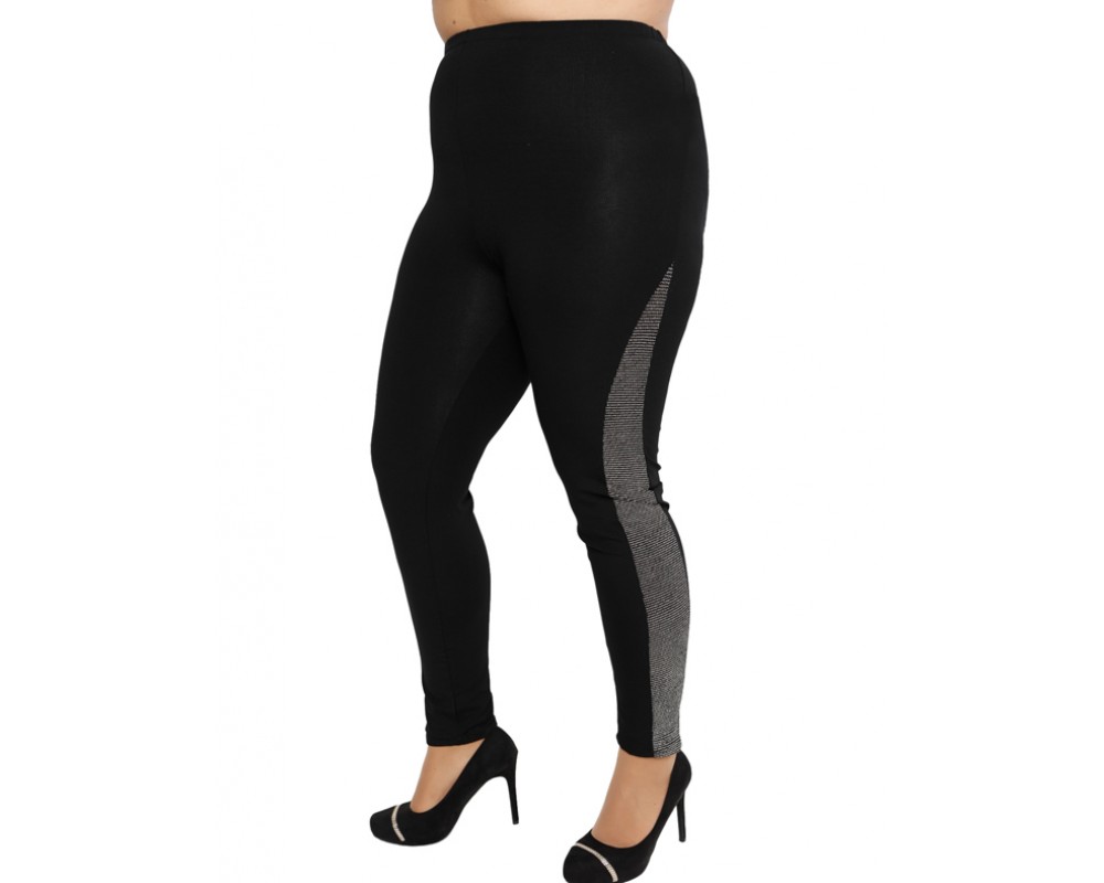 B19-263X Leggings Lurex Plus Size