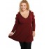 B19-281 Evaze blouse - Bordeaux
