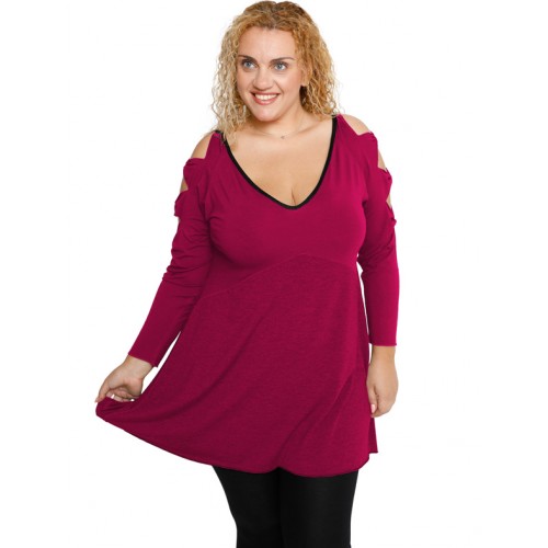 B19-281 Evaze blouse - Fuchsia