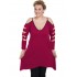 B19-282 Evaze blousedress - Fuchsia