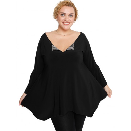 B19-3085 Raglan alpha blouse