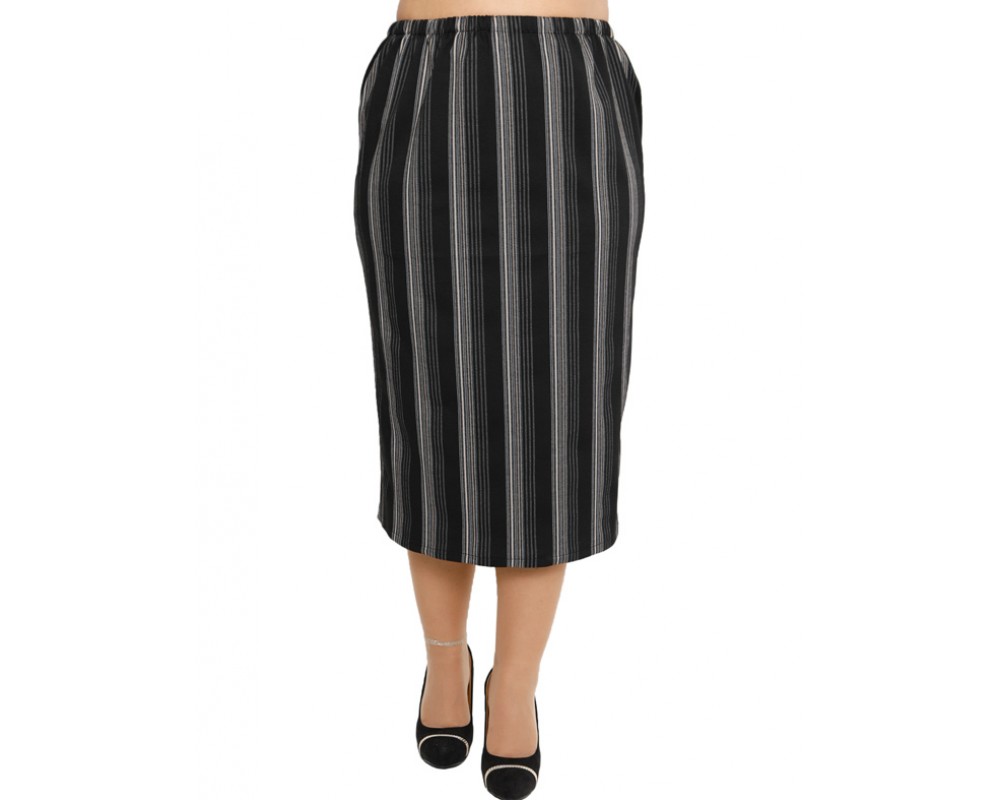 B19-3355 Fitted skirt Plus Size