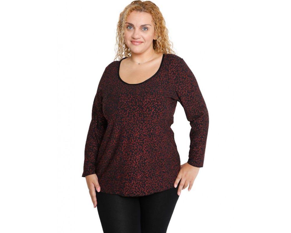 B19-508U Classic formal blouse Plus Size