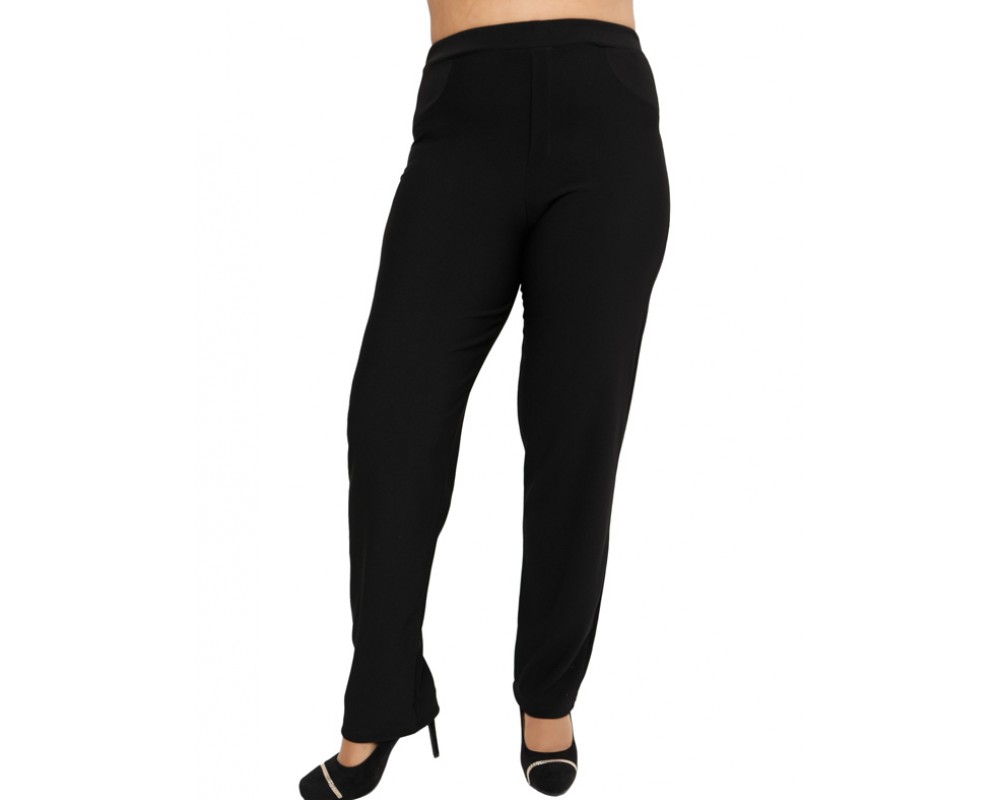 B19-959 Fitted trousers with five pockets Plus Size