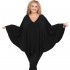 Jersey Umbrella Blouse - Black