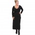 B20-123FK Long Jersey Dress - Black