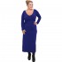 B20-123FK Long Jersey Dress - Blue-roi