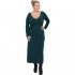 B20-123FK Long Jersey Dress - Petrol