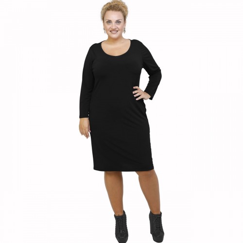 B21-100V Classic dress - Black