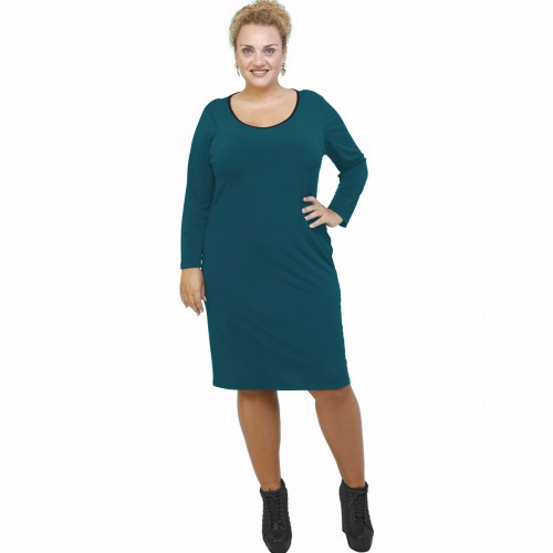 B21-100V Classic dress - Petrol