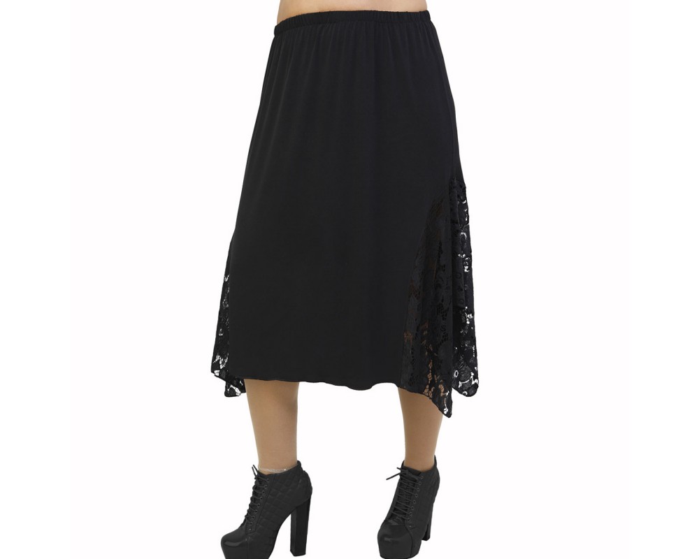 B21-155KD Skirt with elastic band Plus Size