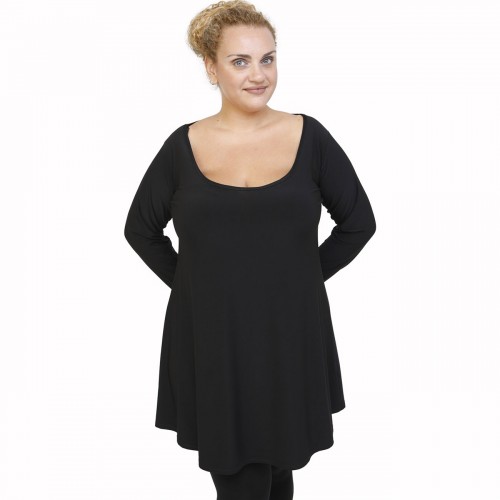 B21-176 Blousedress - Black