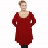 B21-176 Blousedress - Bordeaux