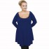 B21-176 Blousedress - Royal Blue