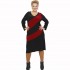 B21-192 Classic dress - Bordeaux