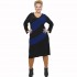 B21-192 Classic dress - Royal Blue