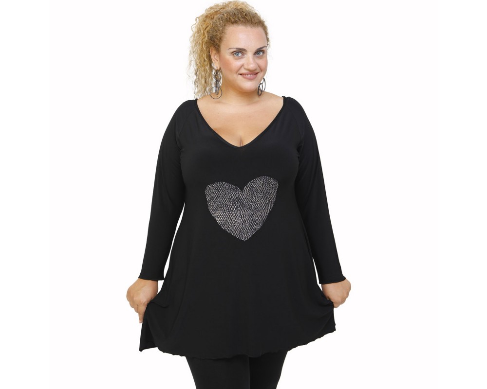 B21-2395 Evaze blouse Plus Size