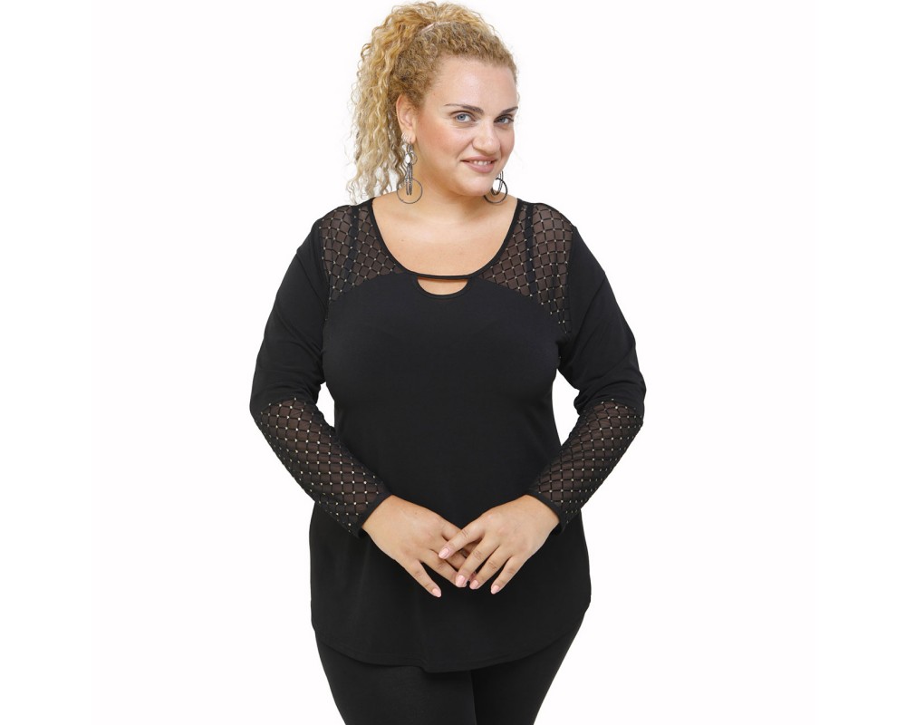B21-2714L Evaze blouse Plus Size