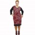 B21-2800U Classic dress - Bordeaux