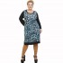 B21-2800U Classic dress - Petrol