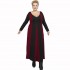 B21-296 Long dress - Bordeaux