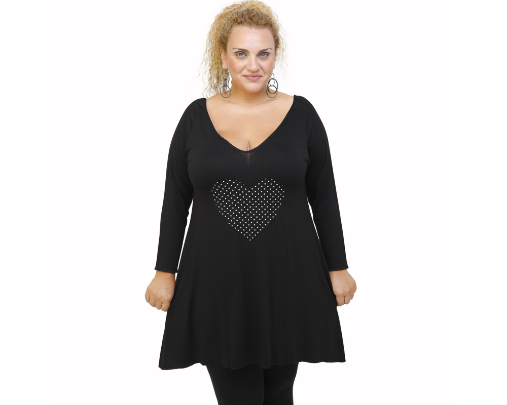 B21-495 Evaze blouse Plus Size