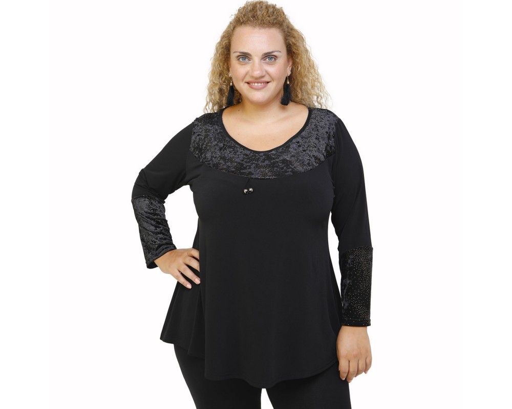 B21-5113 Alpha blouse Plus Size