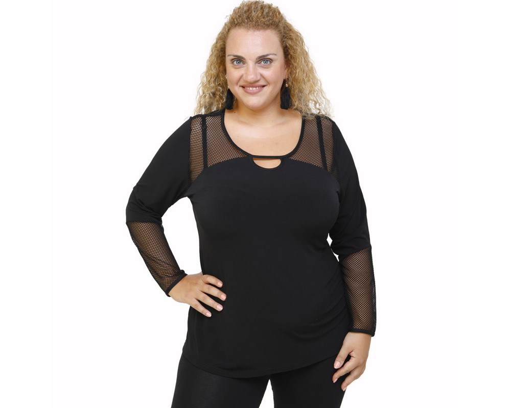B21-5514L Evaze blouse Plus Size