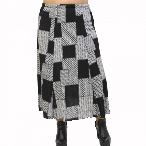 B21-5860 Knitted closh skirt with elastic band