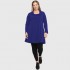 B21-175 Long blouse - Royal Blue