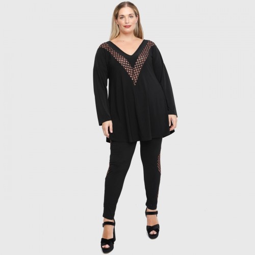 B22-2009V Evaze blouse