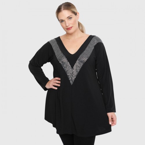 B22-2109V Evaze blouse