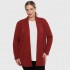 B22-340 Classic cardigan - Bordeaux