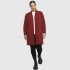 B22-342 Classic long cardigan - Bordeaux