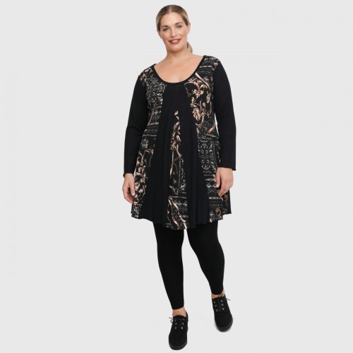 B22-7776K Knitted long blouse