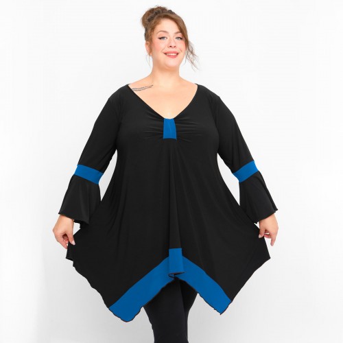 B23-155D Alpha Blouse - Petrol B23-155D Alpha Blouse - Petrol