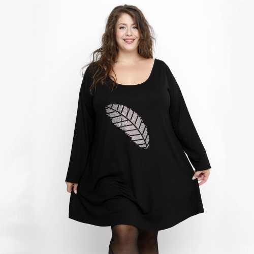 B23-276-S-32 Blousedress with print B23-276-S-32 Blousedress with print