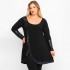 B23-2297 Evaze Blousedress - Black