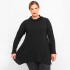 B23-323AKZ Knitted Alpha Blouse - Black