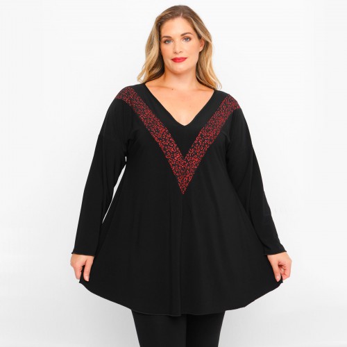 B23-509 Printed Blouse B23-509 Printed Blouse