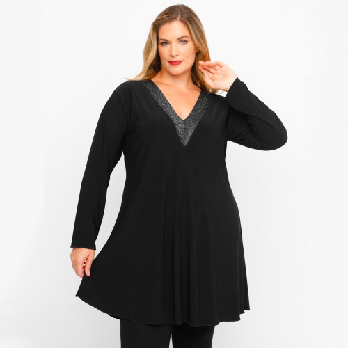 B23-5276V Evaze Blousedress - Silver B23-5276V Evaze Blousedress - Silver