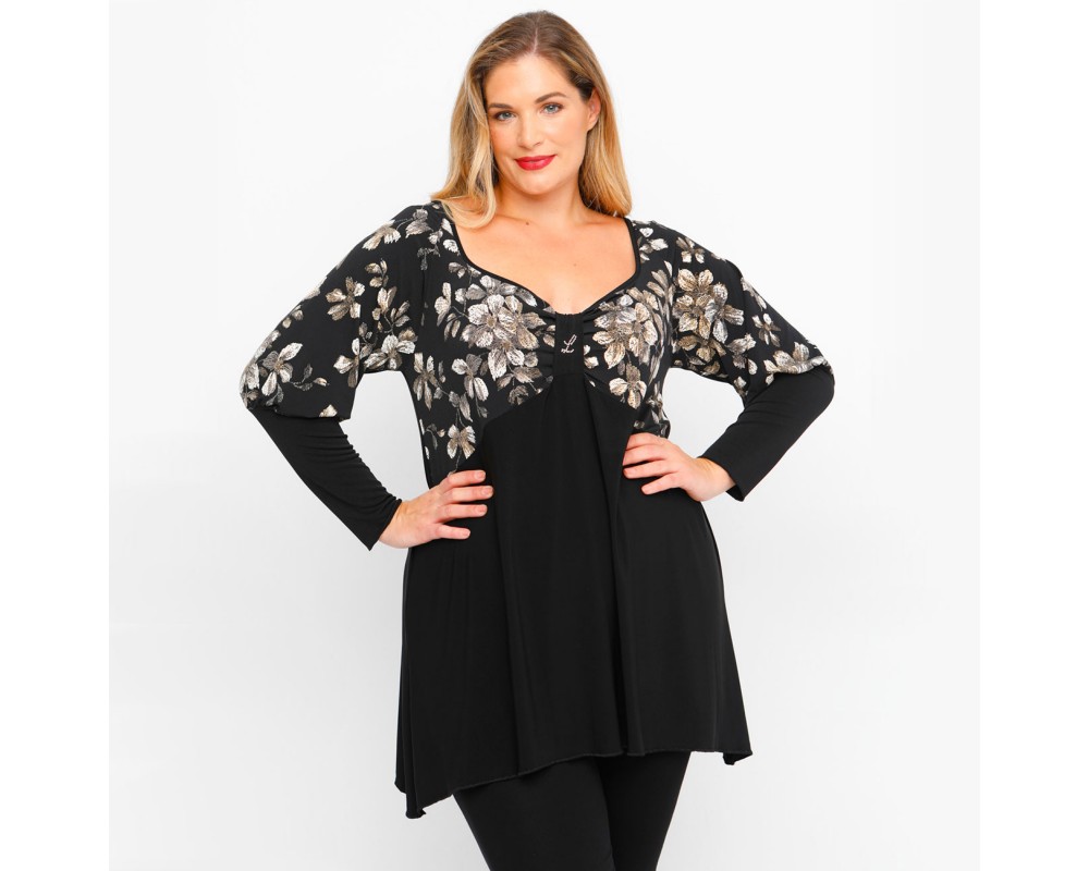 B23-9261 Alpha Blouse Plus Size