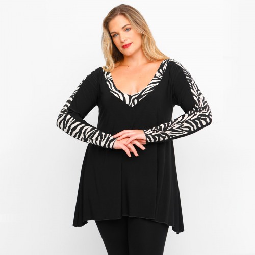B23-9349 Blouse with print B23-9349 Blouse with print