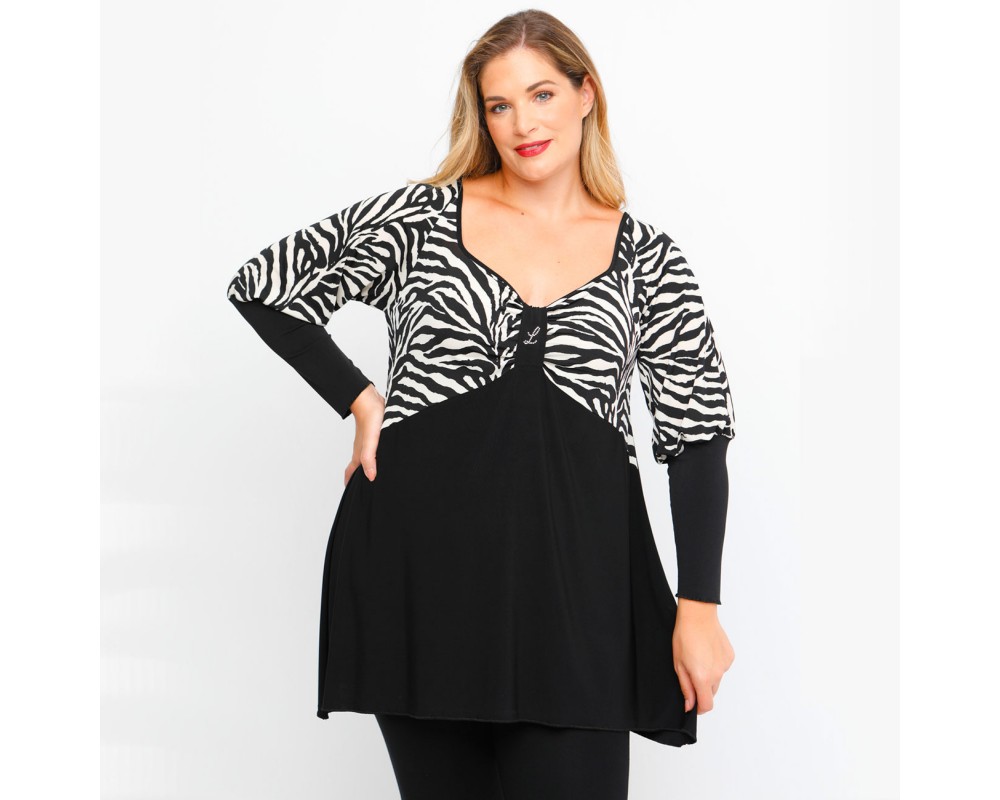 B23-9361 Alpha Blouse Plus Size