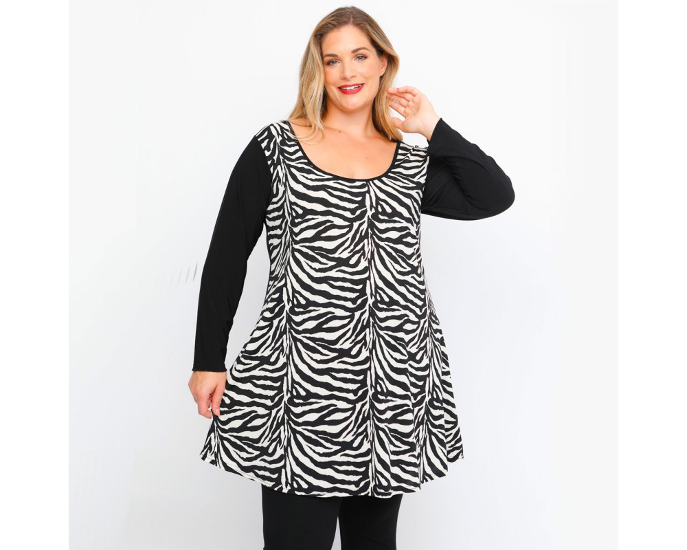 B23-9376 Evaze Blousedress Plus Size