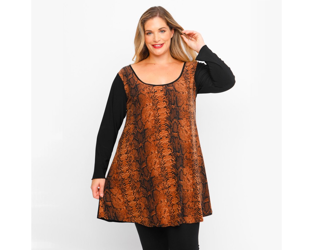 B23-9576 Evaze Blousedress Plus Size