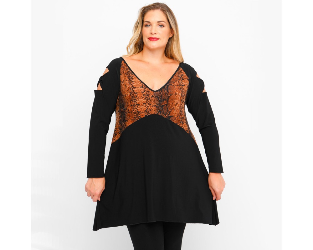 B23-9581N Evaze Blouse Plus Size