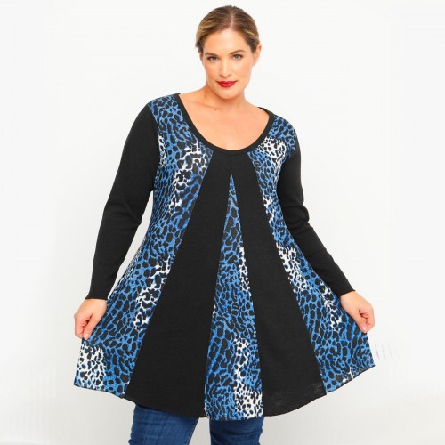 B23-9776K Knitted Blousedress B23-9776K Knitted Blousedress